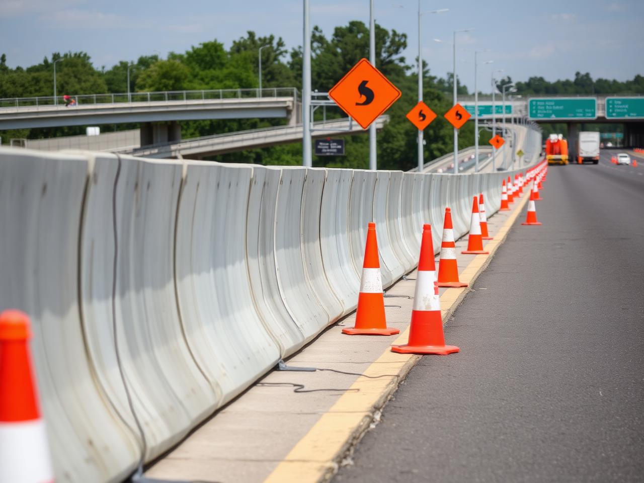 Concrete Barrier Wall
